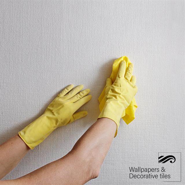 کاغذ دیواری چگونه تمیز می شود؟
